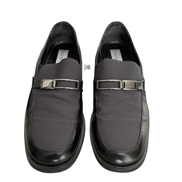 Paolo De Marco | Black Leather Buckle Loafers Shoes HANDEMADE Spain Size 11.5 - Picture 1 of 6